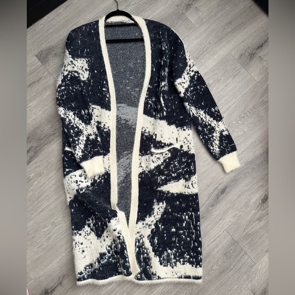 SAGE The Label Monochrome Women's Cardigan Size M - Picture 3 of 16